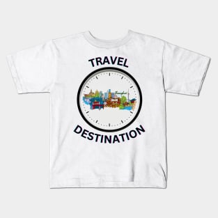 Travel to Shanghai Kids T-Shirt